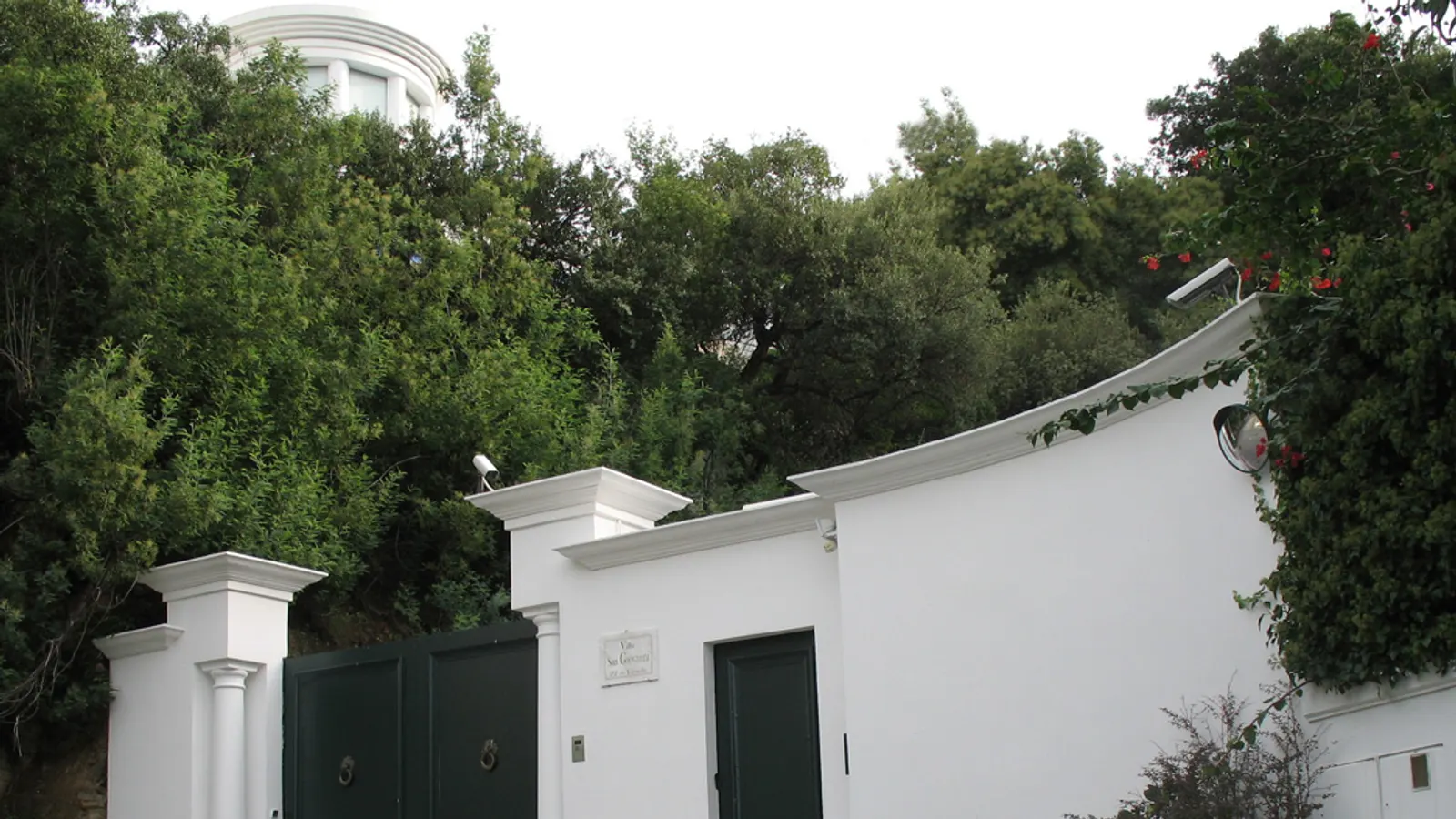 Le quartier résidentiel de la Californie, sur les hauteurs de Cannes